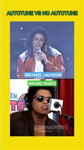 MICHAEL JACKSON vs BRUNO MARS - NoAutotune #shorts