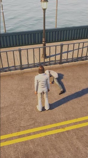 disco stu saved someone from a nasty rko landing (Goat Simulator 3)
