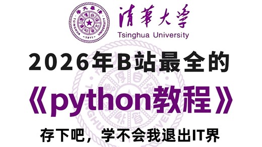 【整整695集】2026全B站最细最完整的Python全套教程！逼自己一周学完，（包含爬虫 逆向教程与数据分析）从Python零基础到编程大佬只要这套就够了！