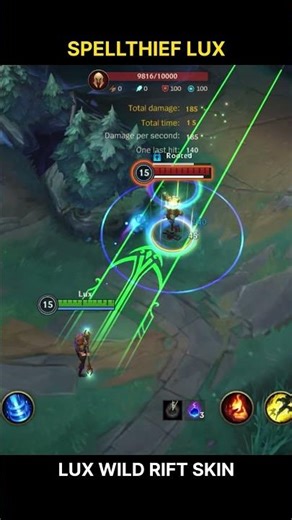 Spellthief Lux Wild Rift Skin Spotlight