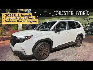 U.S.-bound Subaru Forester Hybrid (2025 release): What we expect