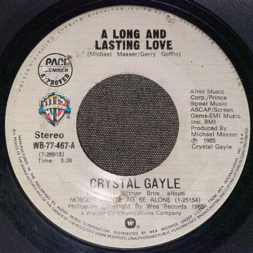 Crystal Gayle - A Long And Lasting Love
