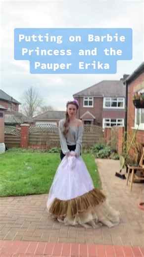 66K views · 902 reactions | This is one of my favourite dresses, how long do you think it takes to get in to this dress? #fyp #dress #barbie #princess #sewing #disney | Rosie Somerville DIY fashion design | Facebook