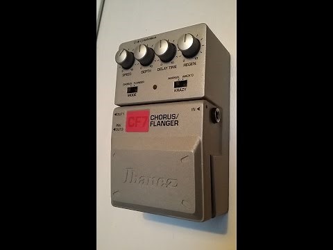 Ibanez CF7 Chorus/Flanger Demo (HQ Audio)