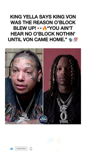 King Yella Says King Von Put O'Block on the Map 😳 #KingYella #KingVon #OBlock