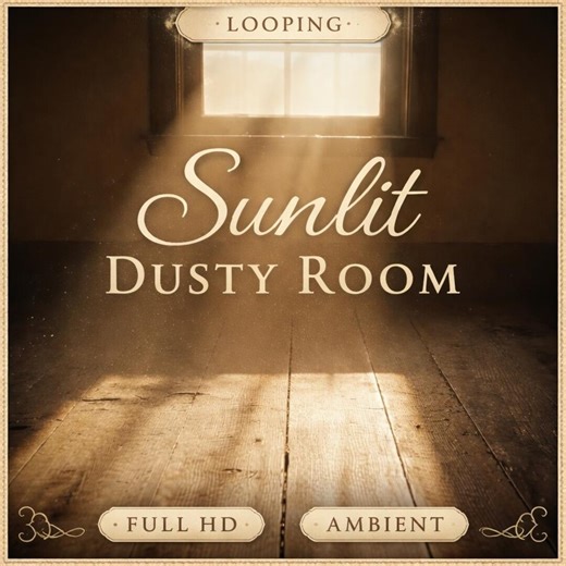 Sunlit Dusty Room Loop | Seamless Motion Background Video (full HD) - Etsy