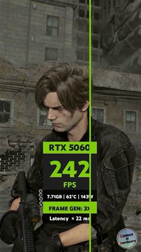 Resident Evil Requiem MFG ON vs OFF 😱 RTX 5060 Latency Test