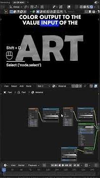 Make stylized abstract text animation | Blender Tutorial | #blender #3d #text #abstract #animation