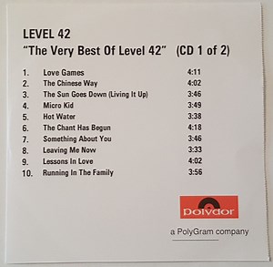 Level 42 - The Very Best Of Level 42
