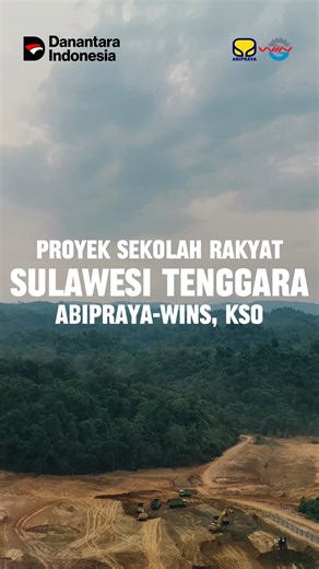 ABIPRAYA-WIN (KSO) on Instagram: "Spill the tea dikit ya, Kenalin nih: Proyek Pembangunan Sekolah Rakyat Sulawesi Tenggara! 🏫🌴 Ini bukan sekadar bangun gedung beton ya, guys. Kita lagi bangun mimpi bareng-bareng biar anak-anak di seluruh Sultra juga bisa punya skill yang up-to-date dan siap bersaing. No more gatekeeping akses pendidikan! 🙅‍♂️🚫 Kita sadar nggak bisa jalan sendirian. So, we need your energy! Yuk, bareng-bareng jadi bagian dari history buat bikin Sul