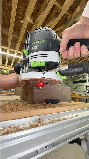 Testing a profile idea for the table base foot pads with the ‪@festool-canada‬ OF 1400 router