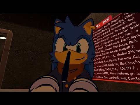 Amy and friends play Slenderman in vrchat #vrchat #sonicthehedgehog #horrorgames
