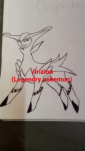 virizion drawing #pokemon #virizion
