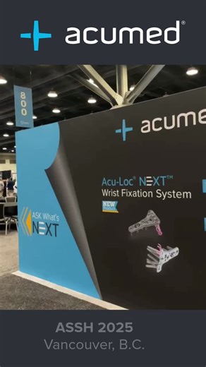 #assh2025 #wherelegacymeetsinnovation #handsurgery #upperextremity #acumed #askwhatsnext | Acumed Hand & Upper Extremity