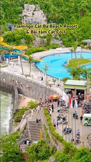 Toàn cảnh Bãi biển Cát Bà từ Cát Bà Beach Resort | Bạch Hoàng Travel