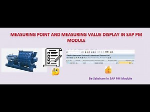 Measuring point and measuring value display in SAP PM Module #sap #IK03#SAPPM#equipment#checklist