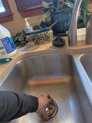 Removing a garbage disposal like a pro plumber🥵 #plumbing #garbagedisposal #pov #comealongwithme