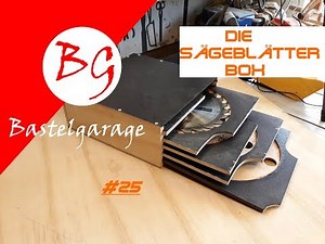 25. Saw blades box, circular / miter saw blade storage