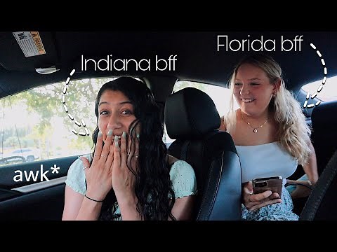 My two best friends meeting for the FIRST TIME