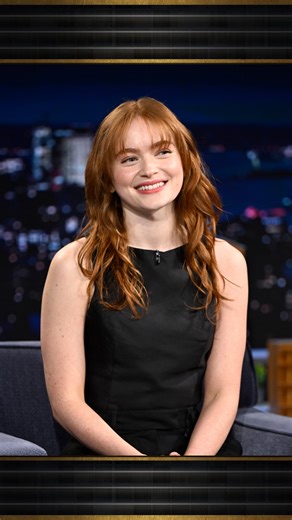 #SadieSink reacts to fans telling her to run during *that* scene in #StrangerThings Season 5 🤣 #StrangerThingsOnFallon #FallonTonight | The Tonight Show Starring Jimmy Fallon