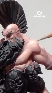 New BSL video 🔥This time, I explain how to paint dwarf skin. The full video is available on YT 🎥 Miniature ➡️ @whiteangelminiatures #dwarf #paintingminiatures #warhammercommunity #paintingwarhammer | Angel GiraldeZ