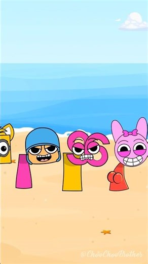 POV The Head Swap Challenge - Sprunki NumberBlocks OC One vs Pinki | Incredibox Sprunki #incredibox