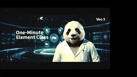 1分钟O元素介绍 by Veo3