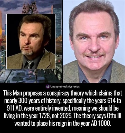 Richard Barnard on Instagram: "🕰️ Did 300 Years of History Never Happen? The Phantom Time Hypothesis Explained ⏳ Imagine waking up to find out it’s not the year 2025, but actually 1728. That’s the shocking claim behind one of the most bizarre conspiracy theories in modern history — the Phantom Time Hypothesis. Proposed by German historian Heribert Illig in 1991, the theory suggests that nearly 300 years of history (AD 614–911) were completely made up. According to Illig, Emperor Otto III, Pope 