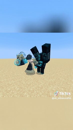Minecraft Battle: Lady Warden vs. Zyden Warden Mob Battle