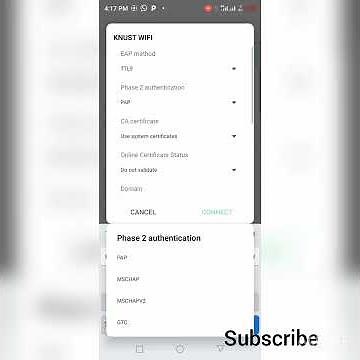 How to connect to KNUST WiFi (Android Users)