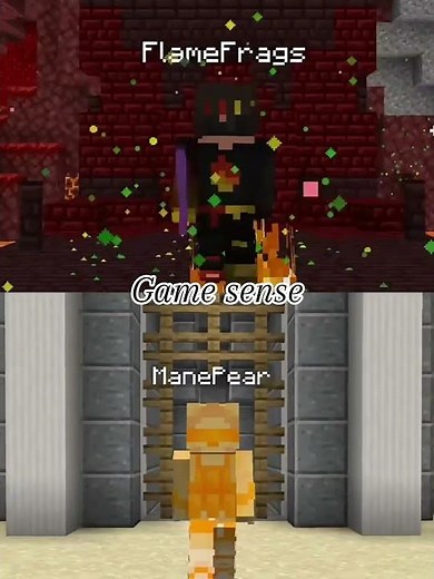 Flamefrags vs Manepear #1v1 #edit #minecraft #manepear #flamefrags
