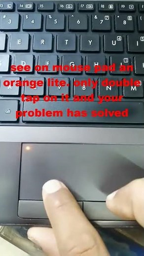 Hp laptop mouse pad stuck during work / what happen ?