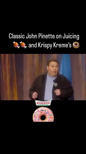 Raphael Silverstone | Classic John Pinette on Juicing and Krispy Kreme’s #standup #standupcomedy #laughs #jokes #funnyguy #johnpinette #comedy #instagramreels... | Instagram