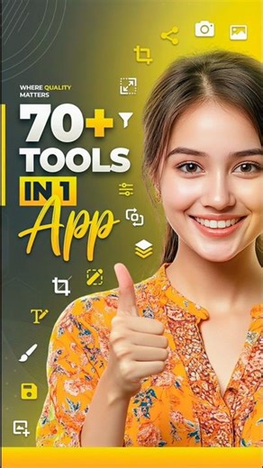 70+ Tools in 1 App? 🤯 Photo Editing Ka Complete Solution! ✅