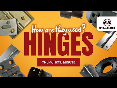How Are Different Types of Hinges Used? | Piano, Bullet, Slip, Spring, and Plastic Hinges