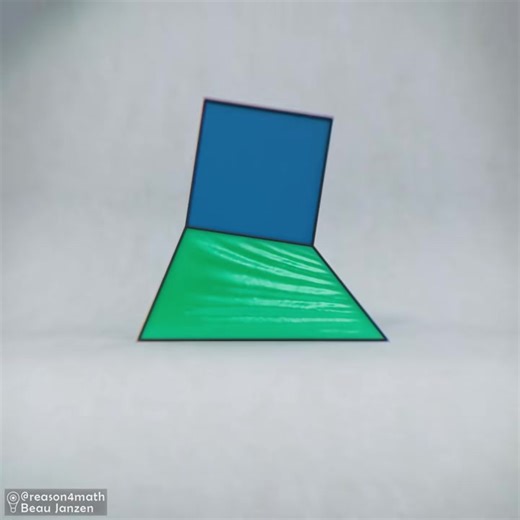 Visualizing Van Aubel's theorem that shows how to make line segments of equal length that always meet at a right angle by drawing squares from the sides of a quadrilateral. I’m creating all this work on my own, so if you ~ | Beau Janzen