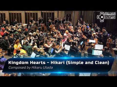 KINGDOM HEARTS - Hikari (Simple & Clean) Orchestral Version performed by the Video Game Symphony!