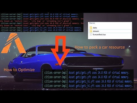 Fivem - How to optimize cars and stream them as fivem ready