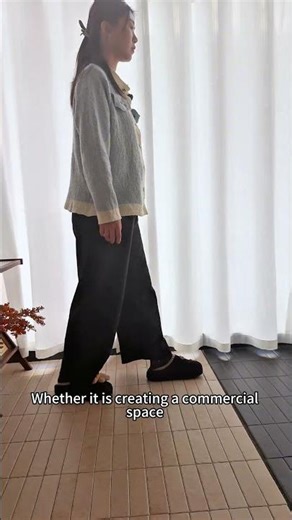 Small bricks imitate Limestone, half the price get the same high-end feeling #interiordesign