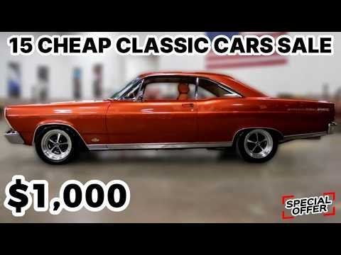 OMG! 15 Classic Cars for Sale CHEAP You WON'T Believe!!