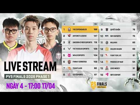 🏆[PVS Finals 2026 P1] Ngày 4: 🇻🇳 AL, 🇻🇳 TE, 🇻🇳 FCE, 🇻🇳 TDT, 🇻🇳 FL, 🇻🇳 WDE, 🇻🇳 VC, 🇻🇳UNC, 🇻🇳 SBTC,...