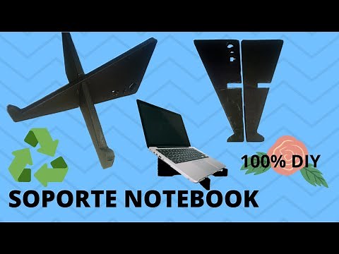 SOPORTE para NOTEBOOK LAPTOP| 100% RECICLADO♻ |DIY🌹