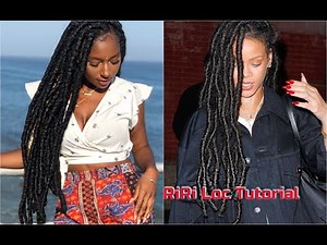Rihanna Ocean 8 Locs Tutorial| Easy faux locs for beginners | iamLindaElaine