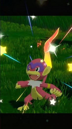 🔥Unleashing the Shiny Fire Monkey!🔥 Epic Monferno Adventures in Pokémon Legends Arceus! 🌟 #shorts