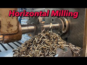 SNS 351: K&T Horizontal Milling, Single Point Threading Pipe