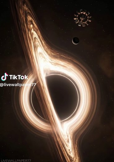Interstellar Black Hole Live Wallpaper 4K HD