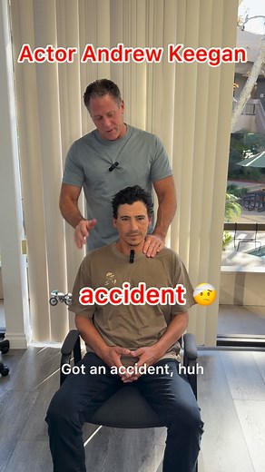 Dr. Rick Belling | Andrew got hit while he was riding his motorcycle. He came in to see the Godfather 😎 He left a new man 👍 #chiropractic #oc #adjustment... | Instagram