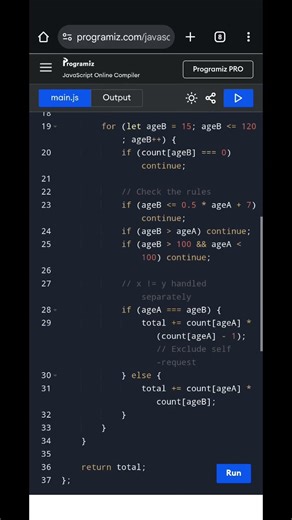 Friends of Appropriate Ages | JavaScript LeetCode Solution Explained