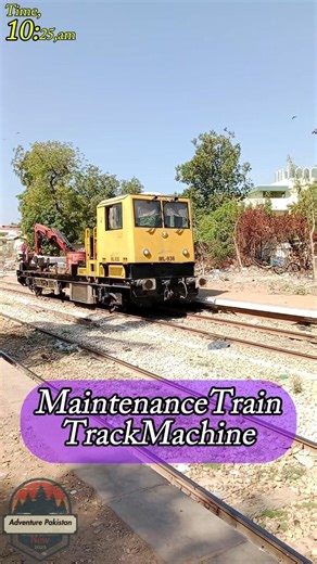 Railway Maintenance Train 🚧 | Track Machine in Action l #ytshorts #pakistanrailways #railway