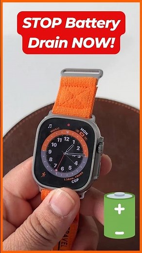 STOP Apple Watch Battery Drain FAST! 🔥 Fix Battery Draining Overnight